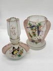 Antique Victorian Bristol Satin Glass Perfume Bottle