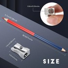 36pc Red And Blue Checking Pencils Erasable Double Ended Pre-sharpened 2 Hb