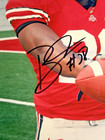 Chris Beanie Wells Signed Ohio State Buckeyes 8x10 Photo Jsa Osu Black