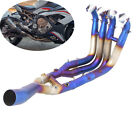 For Bmw S1000rr 2019-2024 S1000r 2021-2024 Header Exhaust Pipe Blue Full System