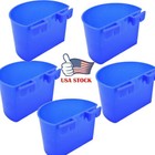 Blue Hanging Cage Cups For Water   Feed  Suitable For Poultry  Chickens Rabbits