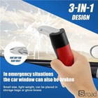 4pcs Car Door Assist Handle Elderly Window Breaker Seatbelt Cutter