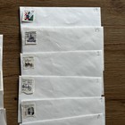 Massive Lot Of Used Stamps Vintage To Modern Sorted Multiples Denominations 600 