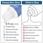 240ml Diamond Painting Sealer With Sponge Head  5d Clear 