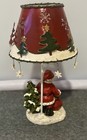 St  Nicholas Square Santa Christmas Tealight Holder Lamp Shade Candle Holder