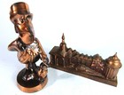 Louisiana Worlds Fair 1984 Wonderwall Metal Souvenir Building   Pelican Mascot