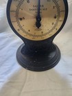 Vintage Antique Salter Family Scale No 46 Brass Dial Cast Iron Kitchen Balance