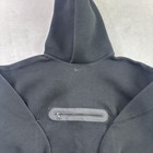 Nike Tech Black Activewear Pullover Long Sleeve Fleece Crop Hoodie Boys Xs