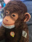 Vintage Steiff Jocko Mohair Monkey 1949-1965 12  Jointed Brown Mohair