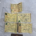 5 1956  1960s Springfield  Ohio Fraternal Order Eagles Cards In Leather Holder