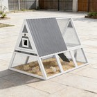 Wooden Chicken Coop And Rabbit Hutch - Durable Outdoor Indoor Animal Cage