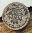1891-o Seated Liberty Dime Nice Original Fine Below Greysheet  Chrc