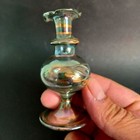 Ancient French Antique Glass Empty Perfume Small Bottle Without Cover Old Nice