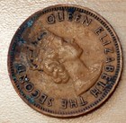 1964 Mauritius 2 Cents