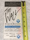 Roger Waters Berlin The Wall 1990 Unused Concert Ticket Rare Original Pink Floyd