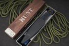 Benchmade Dacian Cpm-magnacut Fixed Blade Blue Denim Micarta Sheath New Usa