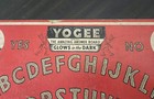 Vintage 1944 Yogee Glow In The Dark Ouija Answer Board Fortune Telling Game