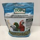 Top s Organic Large Size Parrot Pellet Food 4 Lb Avian Bird Diet No Salt   Sugar