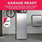 Upright Freezer Platinum Silver Efrf698 6 5 Cu Ft Free Shipping Usa