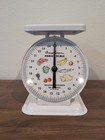 Vintage American Family Scale Kitchen Food Weight Scale White Retro Decor       