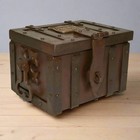 Union Pacific Route Railroad Cast Iron Strong Box With Brass Tag  10  X 8  X 7  