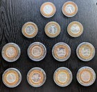 13 Vintage Casino  10 Silver Strike Tokens  999 Fine Silver Las Vegas Lot