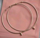 Tous Hoops Earrings Made Of Sterling Silver 50mm 2 Inches with Mini Iconic Bear 