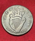 1769 Ireland-hibernia George Iii Colonial Halfpenny Nice Example