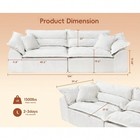 104  Sectional Sofa Couches 3 Seater Modular Sofa Boneless Cloud Couch