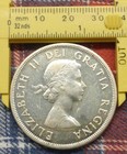 1958 Canada Dollar  80  Silver  British Columbia First Nations Totem Pole  Km 55