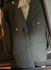 Vintage Vietnam Us Army Class A Green Dress Uniform Jacket With Pants
