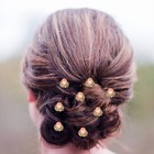 Wedding Hair Pins Bridesmaid Flower Crystal Jewellery Pearls Bridal Clips Grips