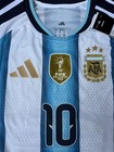New 2026 Argentina Home Jersey Messi  10 Fans Version Size S-3xl - Fast Shipping