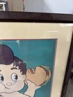 Vintage Framed Large Bob   s Big Boy Poster Original