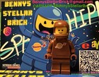 Lego Classic Spaceman Lot Of 3 Orange Light Grey And Brown
