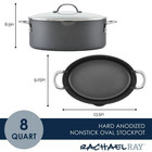 8-quart Professional Nonstick Oval Hard Anodized Stockpot