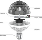 2 Pack Disco Ball Light Disco Ball Diffuser Colorful Rotating Magic Ball Lamp   