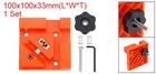 90 Degree Quick Corner Clamp Set 1 Inch Adjustable Spring Clamp Orange