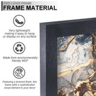 Engineered Wood 10x16 Picture Frame  Black Frame For 10 X 16 Inch Picture Pos   