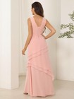 Lilannu 2 Pieces Chiffon Mother Of The Bride Dress Ruffles Long Formal Party