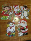 Christmas Diecuts Cutouts Hms  501 To  519 Vintage Decorations U Pick Not A Lot