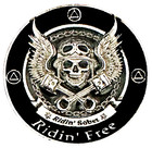 Aa Biker Coin  Ridin    Sober Ridin    Free  Aa Recovery Medallion  Aa Sobriety Chip