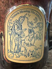 Deneen Pottery New-st  Francis Blessing The Animals-federal Blue