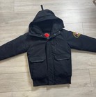 Zavetti Canada Abelli 2 0 Hooded Bomber Jacket Winter Jacket Black Sz S Warm