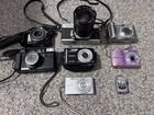 Vintage Camera Lot Minolta Srt101 Ricoh Af-5 Sony Olympus Canon Untested
