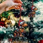 Dachshund Dog Christmas Ornament  Dachshund Dog Car Ornament  Dachshund Dog Gift