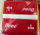 Dono Dog Diapers Male  Disposable Male Dog Wraps With Wetness Indicator  4 Pack 