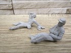 Vtg 1950 s Marx Battle Of Blue   Gray Playset Wounded Soldiers Stretcher Bearers
