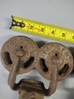 Adjustable Sure Grip Cast Iron Barn Door Rollers Hangers Hardware