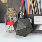 Geometric Black Cast Iron Bookends - Modern Decorative Ball Shaped Set Of 2 For